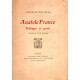 Anatole France, politique et poète