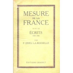Mesure de la France par Drieu la Rochelle