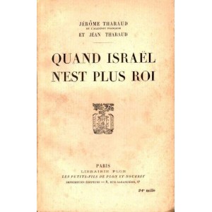 Fr&egrave;res Thauraud : Quand Isra&euml;l n'est plus roi