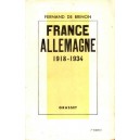 Fernand de Brinon : France Allemagne 1918-1934