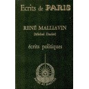 Ren&eacute; Malliavin : &Eacute;crits politiques