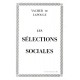 Vacher de Lapouge : Les Sélections sociales