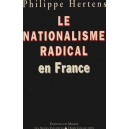 Philippe Hertens : Le nationalisme radical en France